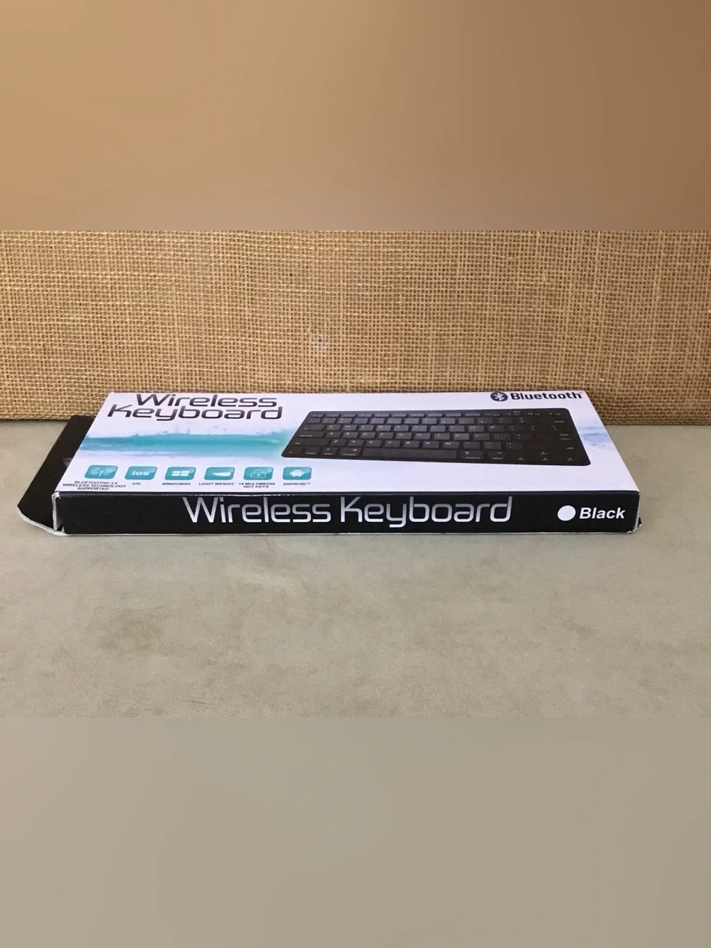 Wireless Bluetooth Tablet Keyboard - Black B301